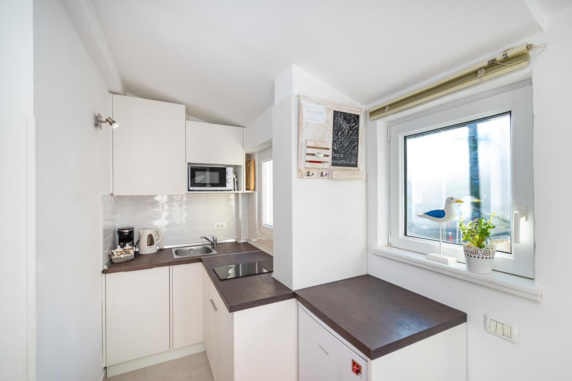 Mediterranean Terrace Apartment With Bikes & Sup สกราดิน ภายนอก รูปภาพ