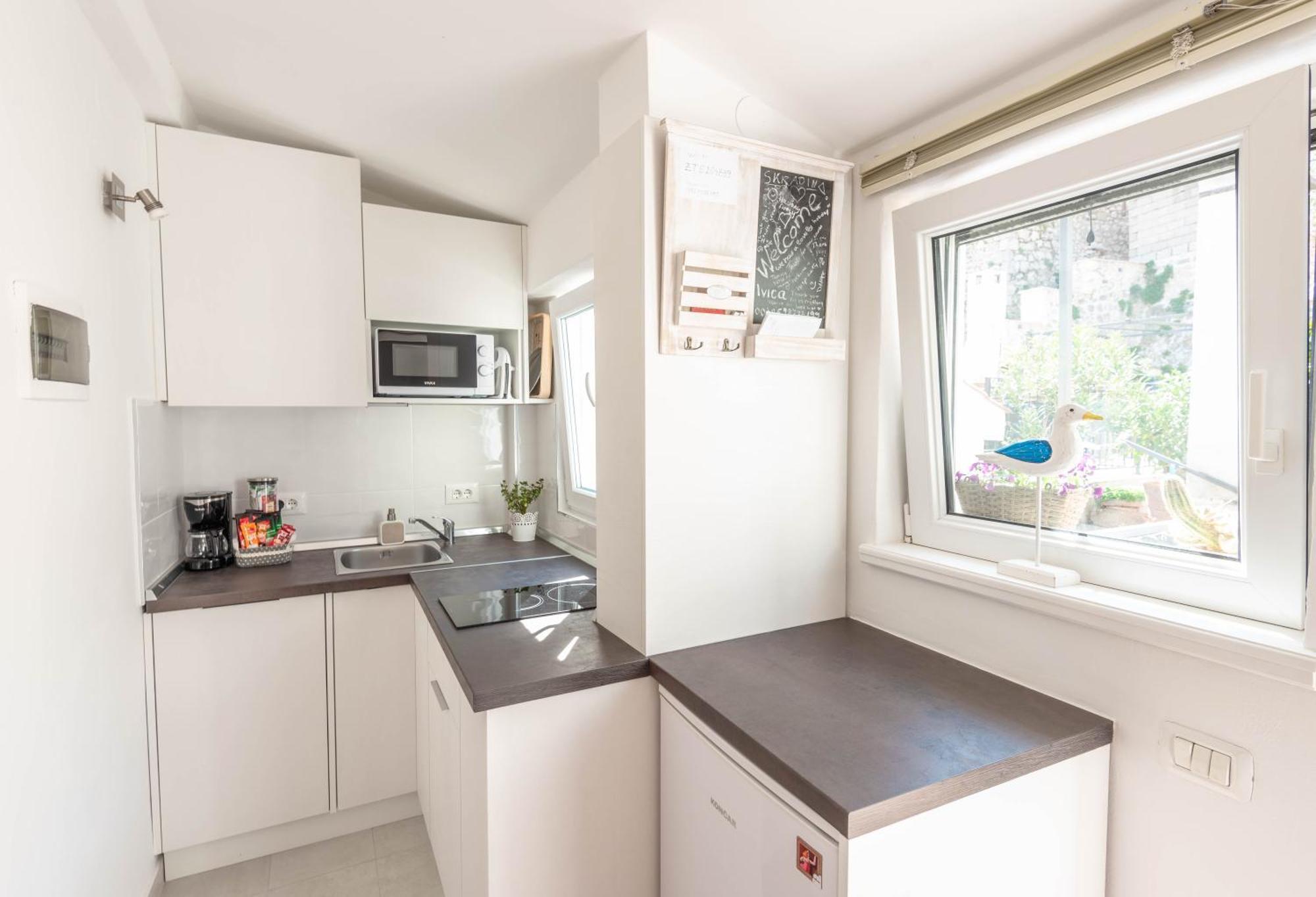Mediterranean Terrace Apartment With Bikes & Sup สกราดิน ภายนอก รูปภาพ